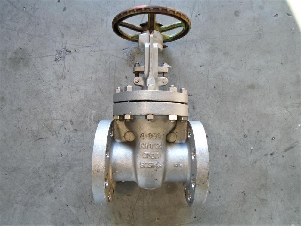 Kitz 4" 300# CF8M Gate Valve, Fig# 300UMAM-GRF